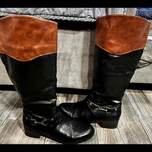 Rampage Riding Boots Two Tones